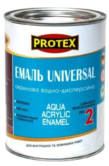 Емаль акрилова Protex Universal зелений напівмат 0,75 л